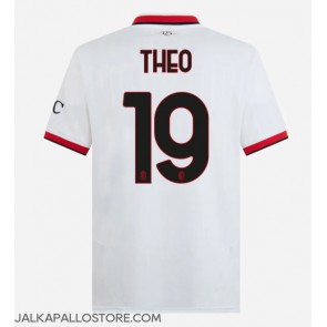 AC Milan Theo Hernandez #19 Vieraspaita 2024-25 Lyhythihainen